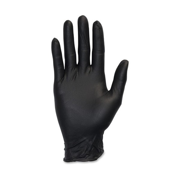 Safety Zone GNEP-K, Disposable Gloves, 4.25 mil Palm, Nitrile, Powder-Free, XL, 10 PK, Black SZNGNEPXLKCT - main
